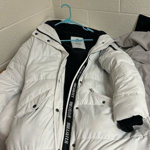 Hollister long puffer coat